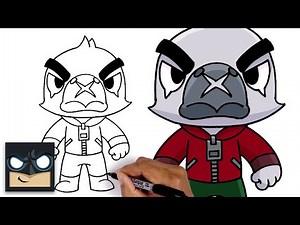 How To Draw White Crow | Brawl Stars