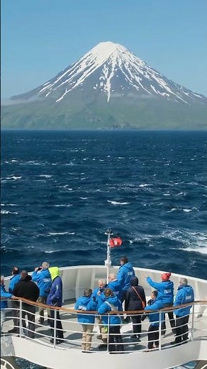 Alaska Volcanoes, Aleutian Islands #volcano #cruise #expedition