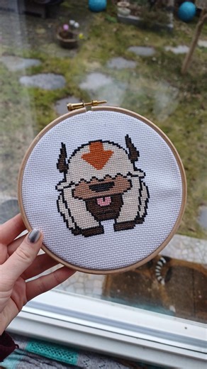 Appa Embroidery Pattern Avatar: the Last Airbender - Etsy