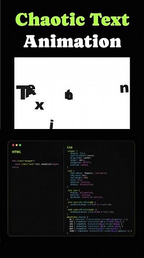 CSS Text Animation using HTML CSS JS 🔥#viral #shorts #coding #css