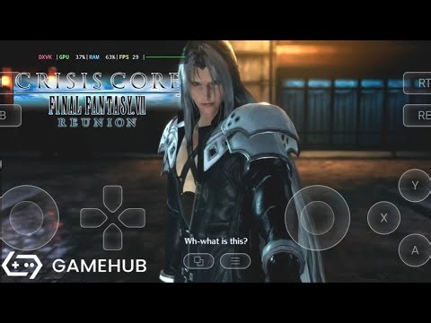 Gamehub Lite - Crisis Core Final Fantasy VII Reunion (Windows) on Android