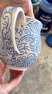 127K views · 1.1K reactions | It’s like magic every single time! ✨ Wiping back the underglaze inlay on these hand-carved mugs never fails to thrill. This particular piece is part of an exciting new series that will be showcased at the NC Potters Conference in March! Want to learn how to carve your own masterpiece? You can watch my recorded class on ClayShare here: https://www.clayshare.com/videos/modern-mishima-inlay Let’s create something beautiful together! | Clayshare | Facebook