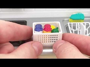 Miniature kitchen installation 😍 Mini kitchen set ASMR