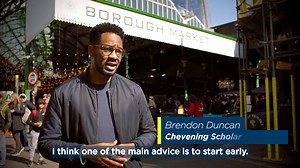 Five weeks may seem like a long time to finish off your #Chevening Application, but you should give yourself more time than you think to research and write your Chevening essays! That's Brendon's main piece of advice for the Chevening Application process 👇 Don't leave it too late: chevening.org/apply | Chevening Awards (FCDO)