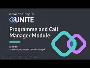 Programme and Call Manager