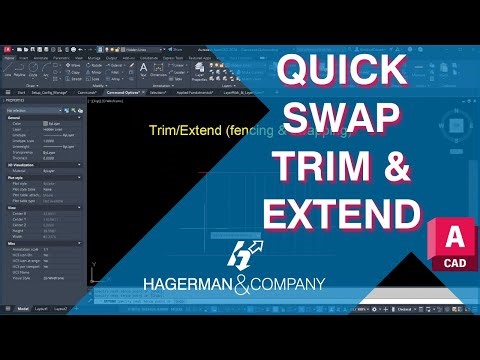 AutoCAD Easier way to use Trim & Extend Tools