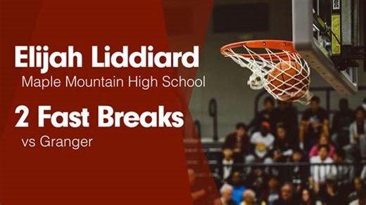 Elijah Liddiard Game Report: vs Wasatch