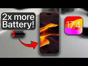 iOS 17.4 - iPhone Battery Life Tips You Need!
