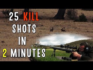 25 Long Range Rabbit Hunting Kill Shots In 2 Minutes