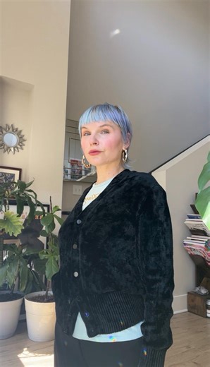 VTG 90s Dana Buchman Black Chenille Knit Cardigan - Etsy