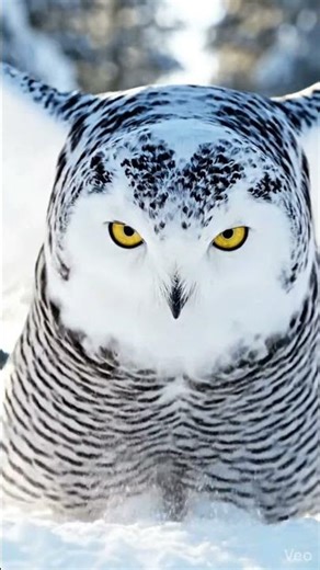 Majestic Snowy Owl Flying in Slow Motion ❄️🦉 Stunning Wildlife Nature ASMR