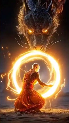 🔥 Dragon vs Monk: Agni Chakra Ki Mahayudh | Epic Fire Battle 🔥#magicfireman