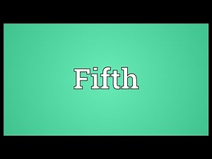 Fifth Meaning