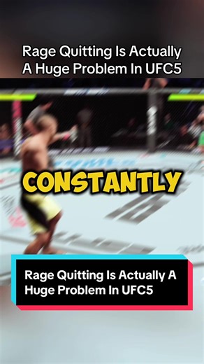 Understanding Rage Quitting in UFC 5 Gameplay