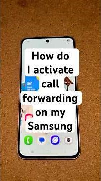 How do I activate call forwarding on my Samsung