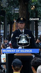 MOMENT OF SILENCE: NYC moment of silence held at 9:03 A.M., marking the moment United Airlines Flight 175 struck the World Trade Center's South Tower. Watch News 12 for more Remembering 9/11 coverage. | News 12 New Jersey