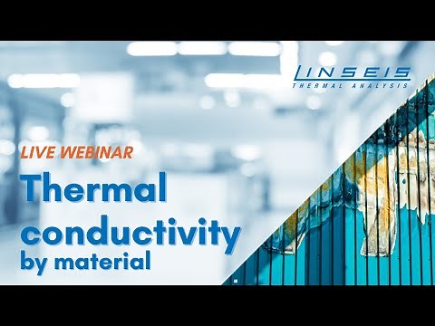 Thermal conductivity measurements by material Webinar