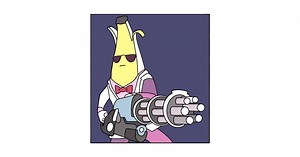 Tegning til farvning Agent Peely - Online og Print gratis!