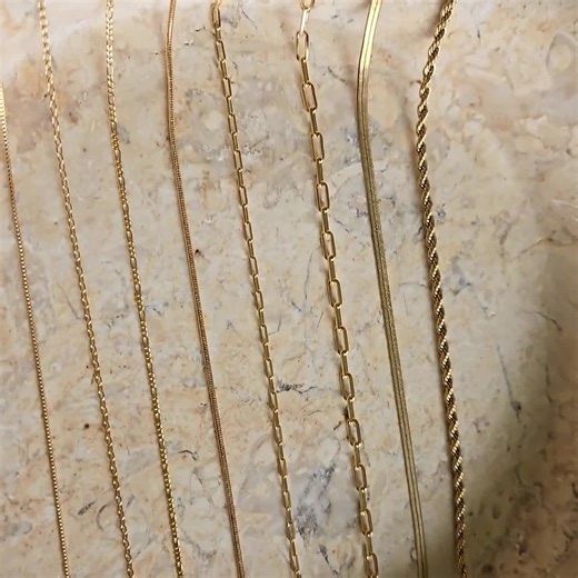 Gold Filled Chain Necklace: Box Chain, Cable Chain, Figaro Chain, Paperclip Chain, Snake Chain, Herringbone Chain, Rope Chain - Etsy