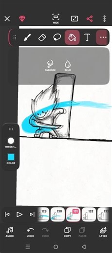 How I Make Slicing Effect #flipaclip #animation #tutorials #