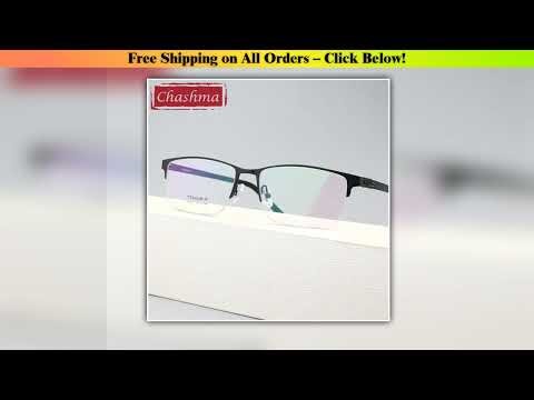Chashma Prescription Glasses Titanium Optical Thin Screwless Men Spectacles for Male Light Weight