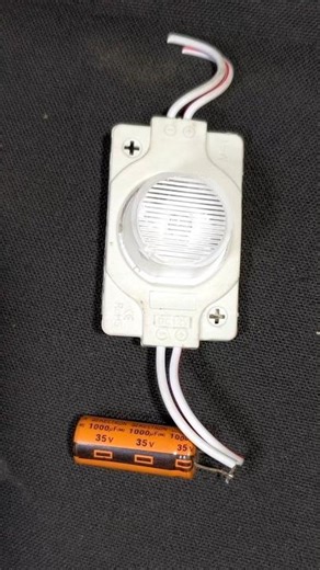 12v RGB led Test with Capacitor Short project