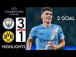 Man city vs dortmund bvb 4-1 highlight & all goals ... UEFA CHAMPIONS LEAGUE.
