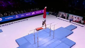 395K views · 13K reactions | Lukas Dauser (Germany) Parallel Bars World Campion 磊 15.400 2023 Artistic Gymnastics World Championships, Antwerp  | Professional Gymnastics Center | Facebook