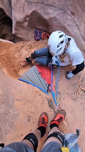 332K views · 3.7K reactions | How to use the SandTrap. Sometimes slot canyons leave you with very few options for building natural rappel anchors. that's where the SandTrap comes in. It allows you to move through a canyon without leaving any gear behind. It's one of the techniques I'll be covering in the upcoming Advanced Anchors Course with @getinthewild #canyoneering #canyoning #climbing #rockclimbing #utah #outdoors | Austin Farnworth | Facebook