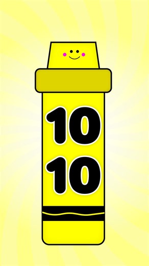 Learn Numbers 1–10 🔢 Fun Counting Song for Kids #shorts #shortsvideo #learning #toddlerlearning