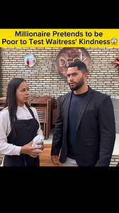 24M views · 736K reactions | Millionaire pretends to be poor to test waitress' kindness | Stories for family | Facebook