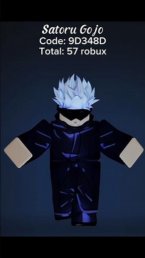 Cosplay do Satoru Gojo #robloxoutfits #roblox #jujutsukaisen #anime #gojo #roblox