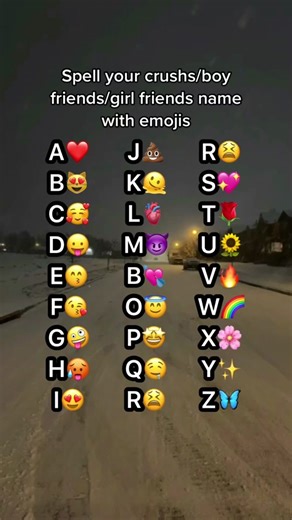 Spell Your Crush's Name with Emojis | Fun Emoji Initials Activity