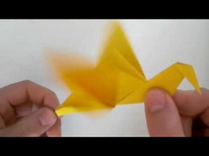 Origami: flapping bird