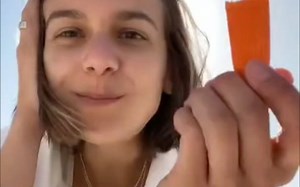 anan安娜吃东西，美版猕猴桃