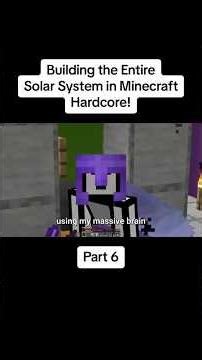 I build the entire solar system in Minecraft