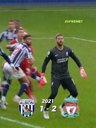 Alisson’s Miracle Header – West Brom vs Liverpool.🔥