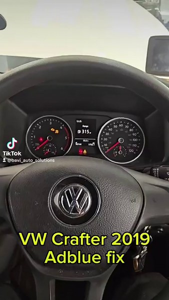 VW Crafter 2019 Adblue Fix. #adblueoff #london #vwcrafter #vw #mobilemechanic