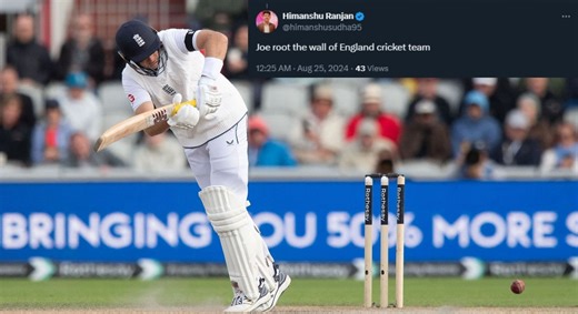 "The wall of England cricket team": Fans react as Joe Root scores unbeaten half-century in tricky chase during 1st ENG vs SL 2024 Test