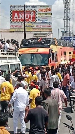 tvk leader vijay arrived at namakkal #thalapathy #vijay #tvk