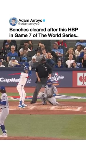 2.4K reactions · 66 shares | Benches cleared in Game 7 of The World Series  #baseball | Adam Arroyo | Facebook