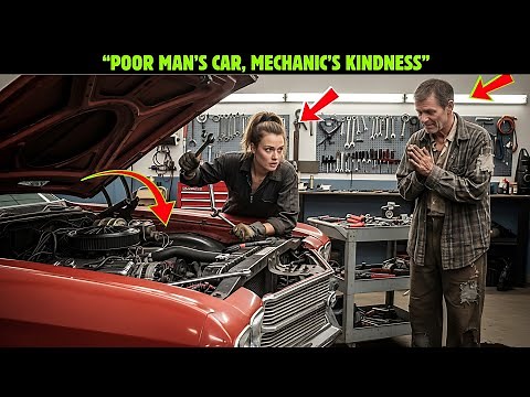 Poor Old Man’s Rusty Impala Reborn by a Young Female Mechanic — What Happened Next Changed His Life.