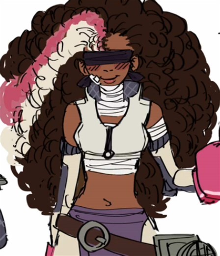 Exploring My Raider OC: Blind Features and Design Ideas