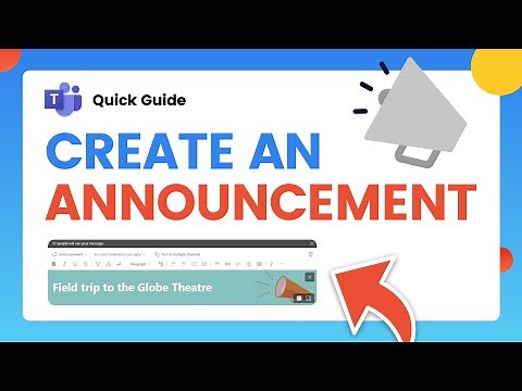 HOW TO: Create Eye-catching Announcements | Microsoft Teams