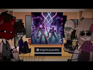 the past afton family react to security breach tiktoks // gacha club // 1 / ? part