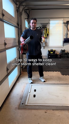 No more hacking your storm shelter! Take Cover is all you need. Clean your shelter once, cover with Take Cover, and you’re good to go, forever! #storm #sheltercover #TakeCover #stormshelter #tornado