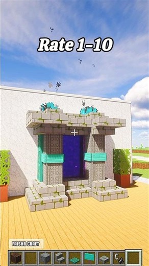 Nether Portal Design Tutorial! #shorts #minecraft