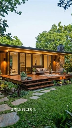 Mid-Century Modern Home Renovation: Stunning Transformation! #shorts #viral