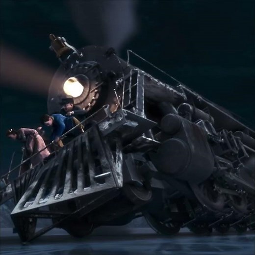 THE POLAR EXPRESS TRAIN MOMENT #polarexpress #moviescenes #edit ☠️😎