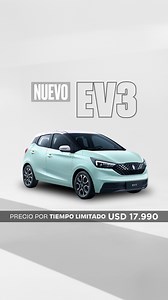 El camino del cambio se hace en un #JMEV 🛣️ Presentamos el nuevo #EV3, un vehículo eléctrico diseñado para la experiencia de la ciudad. 🚗⚡ JMEV, una marca de JMC ▶️ Preventa ya disponible. Informate más llamando 092 136 060 o en la red de concesionarios. Visitá nuestra web: jmc.com.uy/modelos/ev3 🌐 ✅ Precio: USD 17.990 ✅ Reservá el tuyo por USD 500 | JMC Uruguay